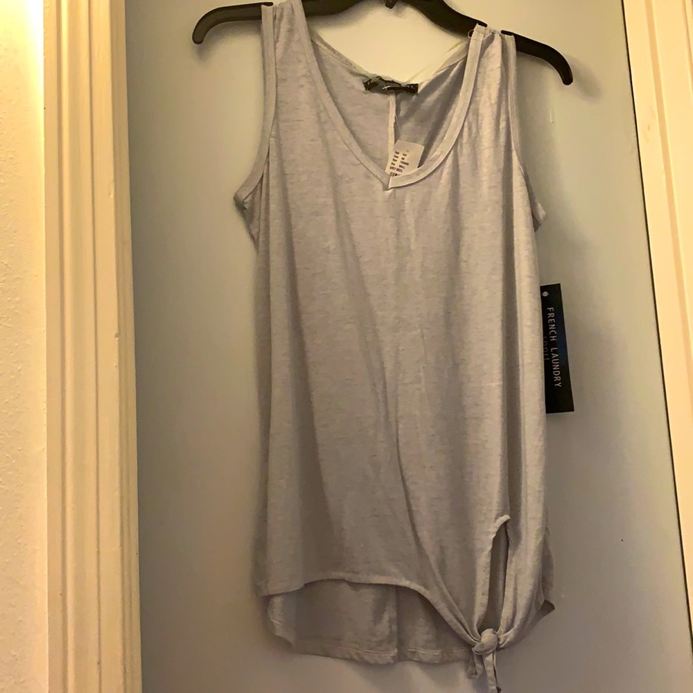 NWT soft gray top